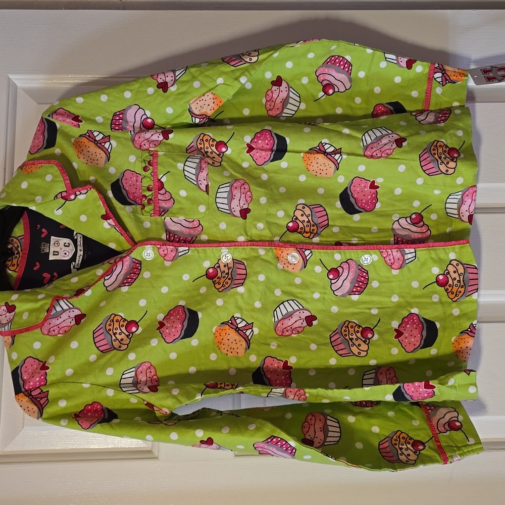 University of Couture Cupcake Pajama Top Size M - Picture 14 of 14
